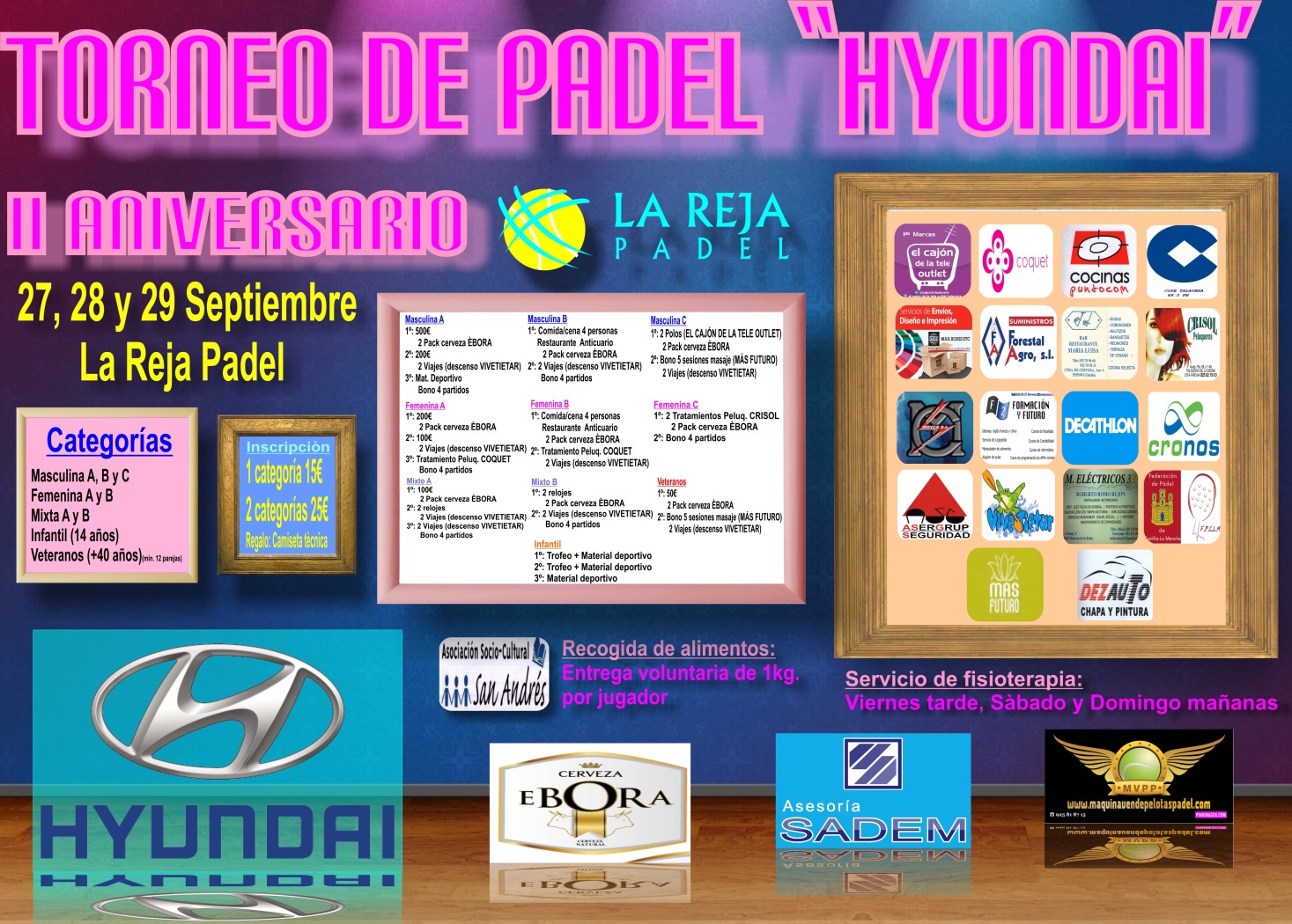 La Reja Cartel Torneo Hyundai