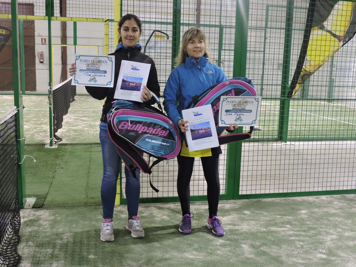 Campeonas Femenina: Pilar Valbuena e Inma Pérez