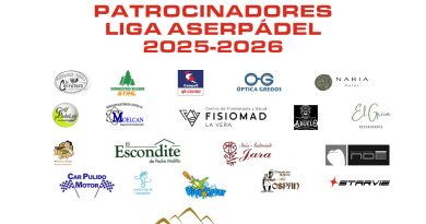 ¿Quiénes son los patrocinadores de la Liga Aserpádel 2025-2026?