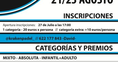 Torneo 24 H Kraken Pádel El Arenal