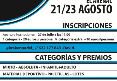 Torneo 24 H Kraken Pádel El Arenal